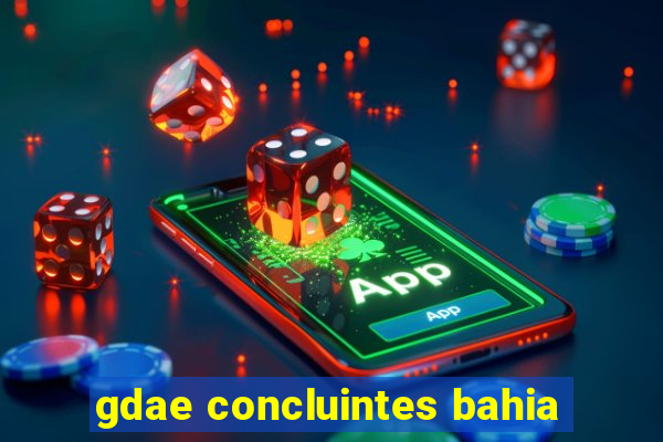 gdae concluintes bahia